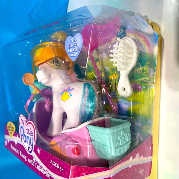 MY LITTLE PONY G3 NWT VTG 2005 CRYSTAL PRINCESS SCOOTIN ALONG WITH LULABELLE - Picture 9 of 16